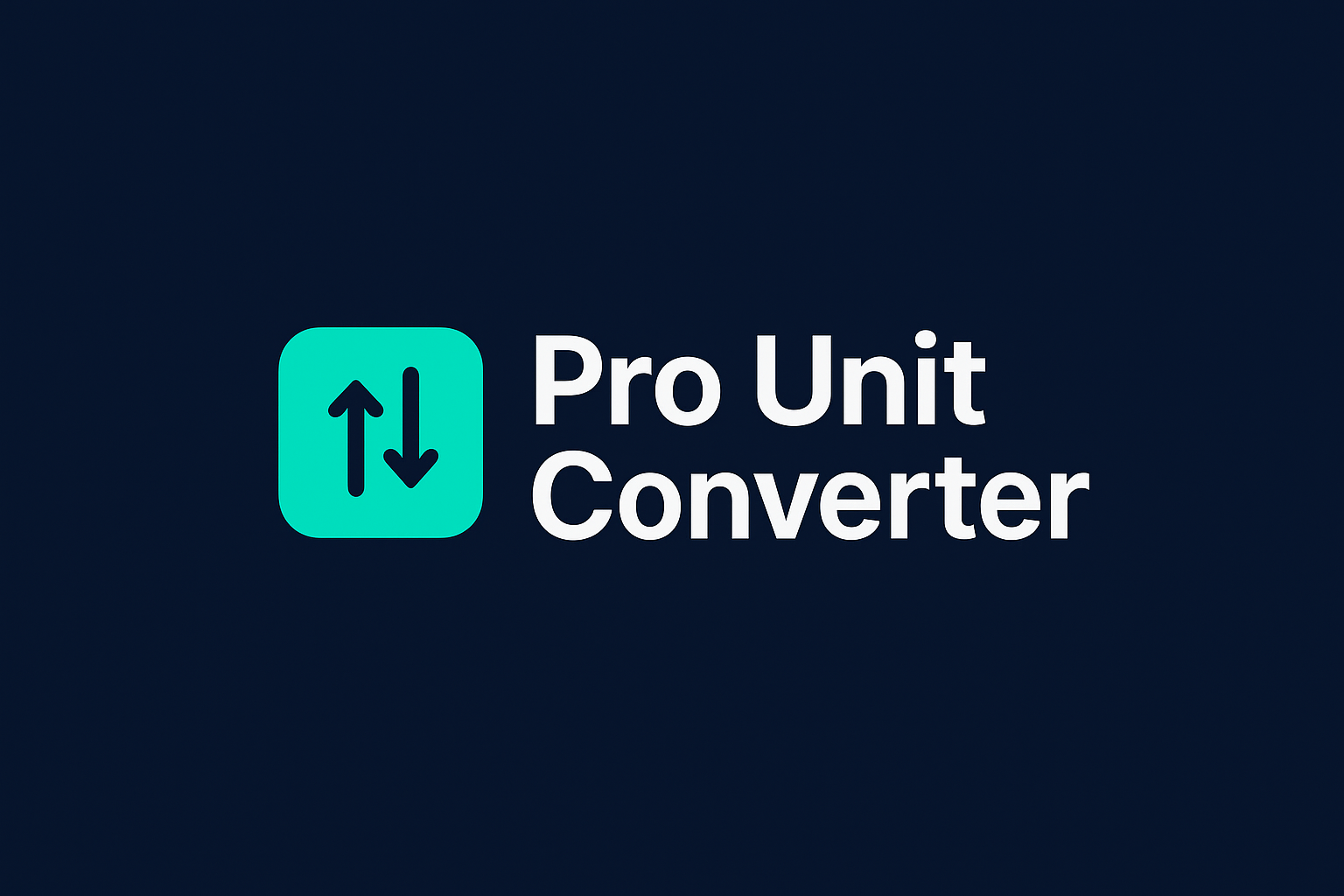 Pro Unit Converter Logo